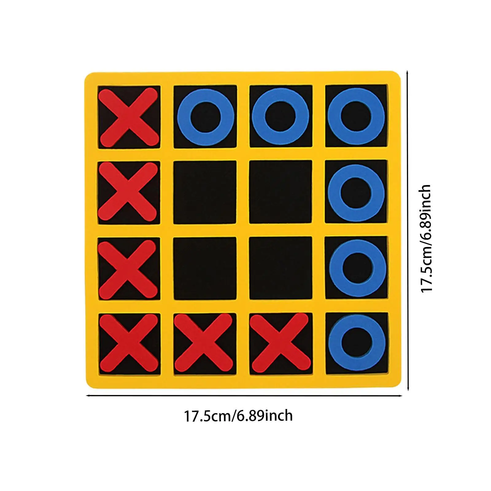 Tic TAC Toe Board Game Family Games Hand Crafted Noughts and Crosses for Indoor Outdoor Adults Children Family Goody Bag Fillers