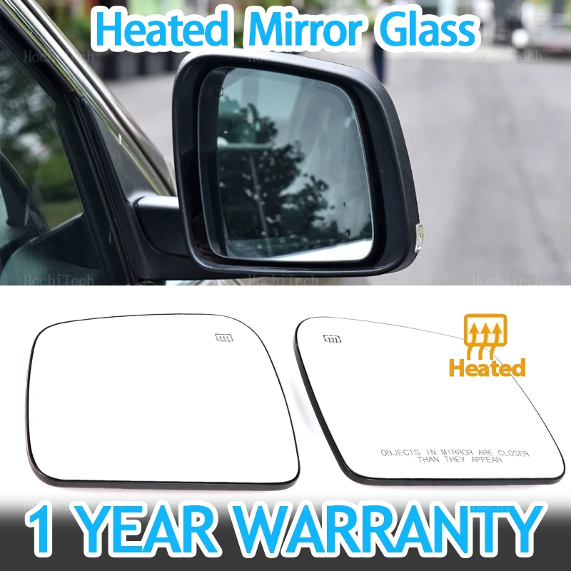 For Dodge Durango Citadel Platinum EnForecer GT SRT Hellcat SXT Side Mirrors Reflective Lens Rearview Mirror Glass Lenses