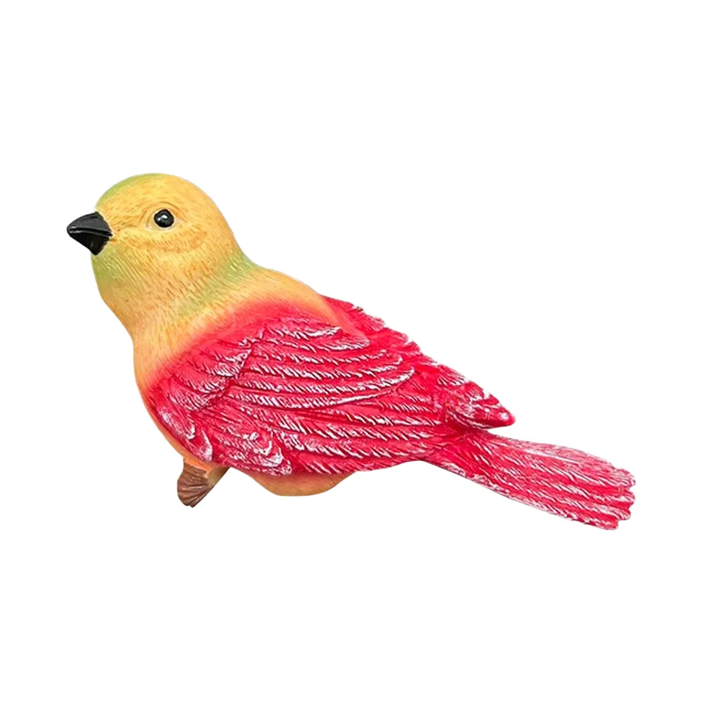 Sturdy Resin Bird Statue for Garden Outdoor Yard Lawn Fence Balcony Flower Pot Tabletop Fish Pond and Indoor Decoration