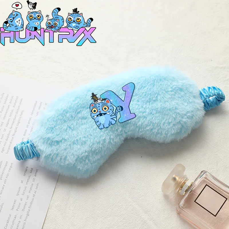 

Kpop Demon Hunters Sleep Eye Mask Cartoon Anime Pattern Letter A-Z Print Travel Eyes Masks Boys Girls Cute Blindfold Party Gifts