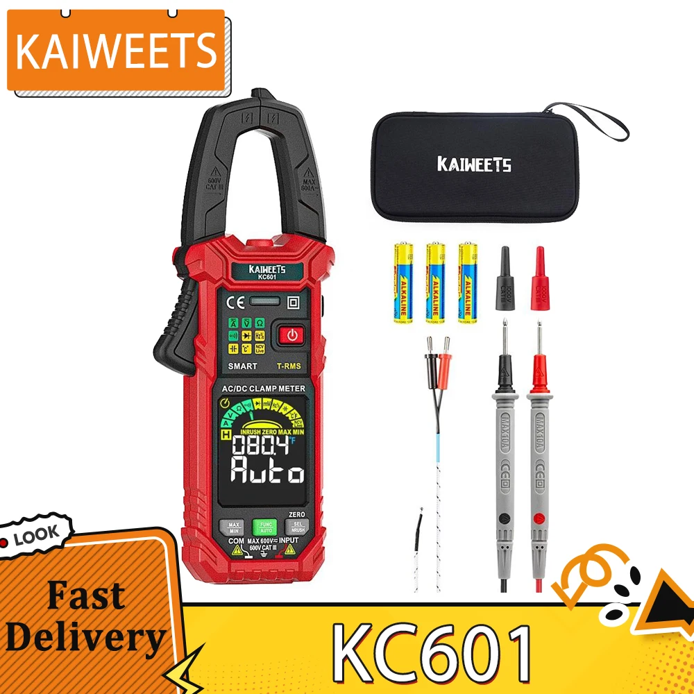 KC601: Il Multimetro a Pinza Digitale Smart per Professionisti e Appassionati di Elettricità