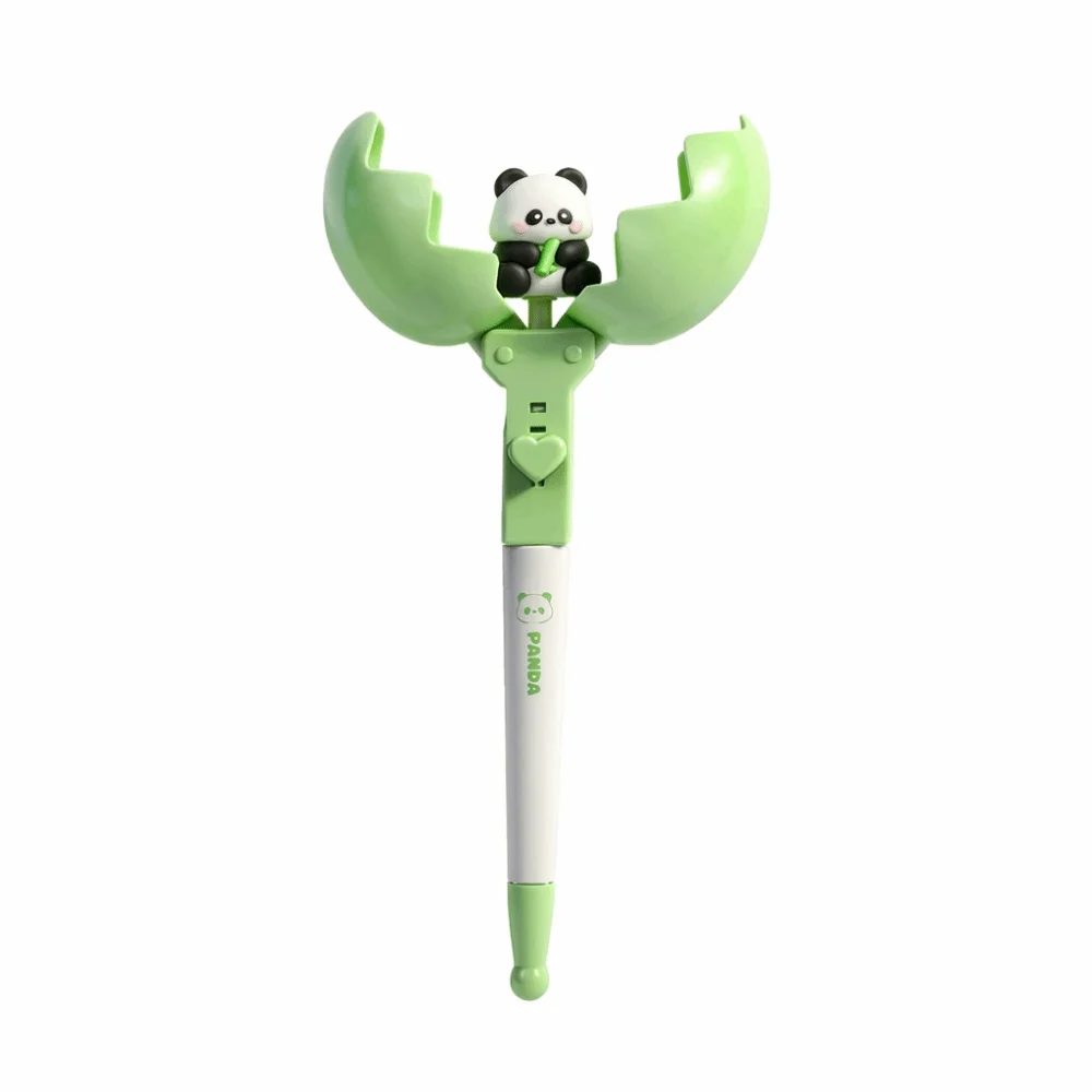 Eggshell Design Egg-shaped Retractable Gel Pen Cartoon Style Animal Stress-Relieving Pen Cute Smooth Writing Quick-dry Pen