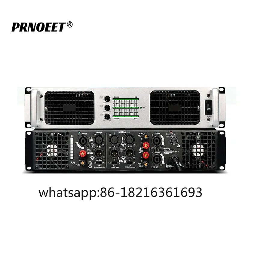 

Home karaoke stage performance professional subwoofer hifi pure post stage three channel power amplifier