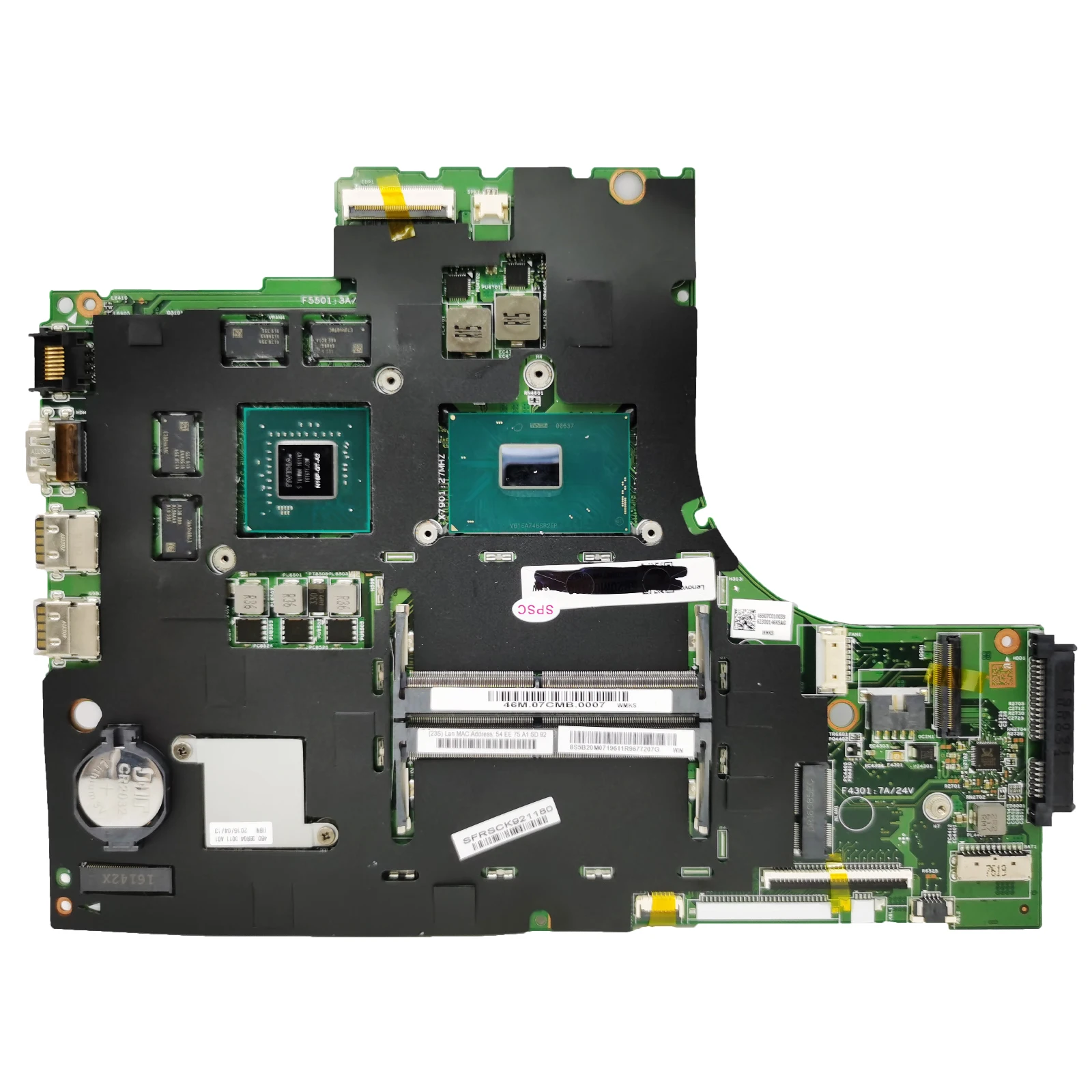 AKEMY 5B20K93623 For Lenovo Ideapad 700-17ISK Laptop Motherboard 15221-1 448.06R01.0011 Mainboard With I7-6700HQ GTX950M V2G