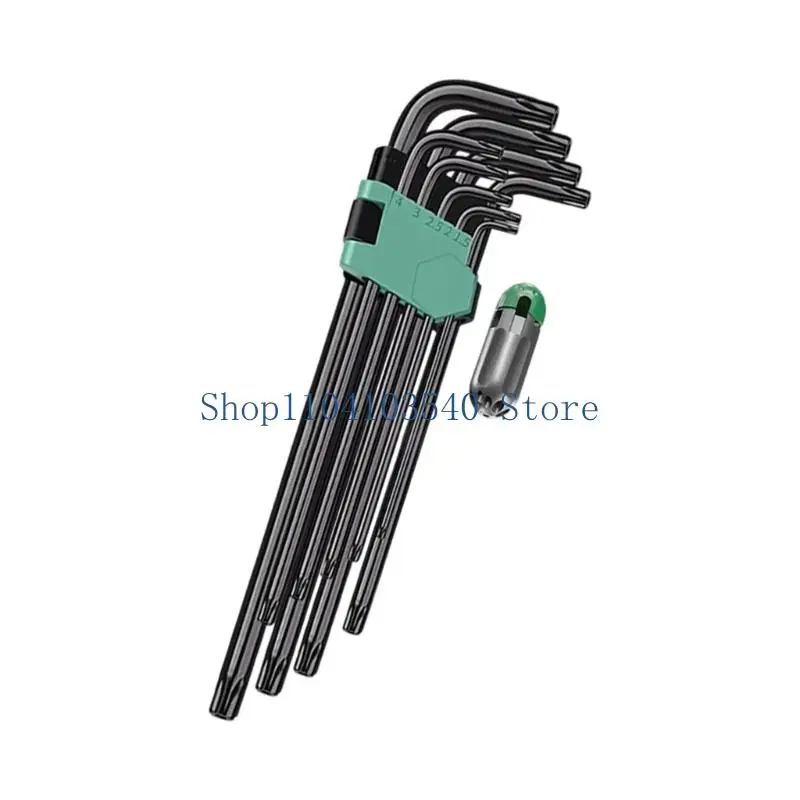02DC 5 / 9 Piece L Type Wrench Set Steel Hex Key Tool L Type Wrench For Automotive Repair And DIY Maintenance