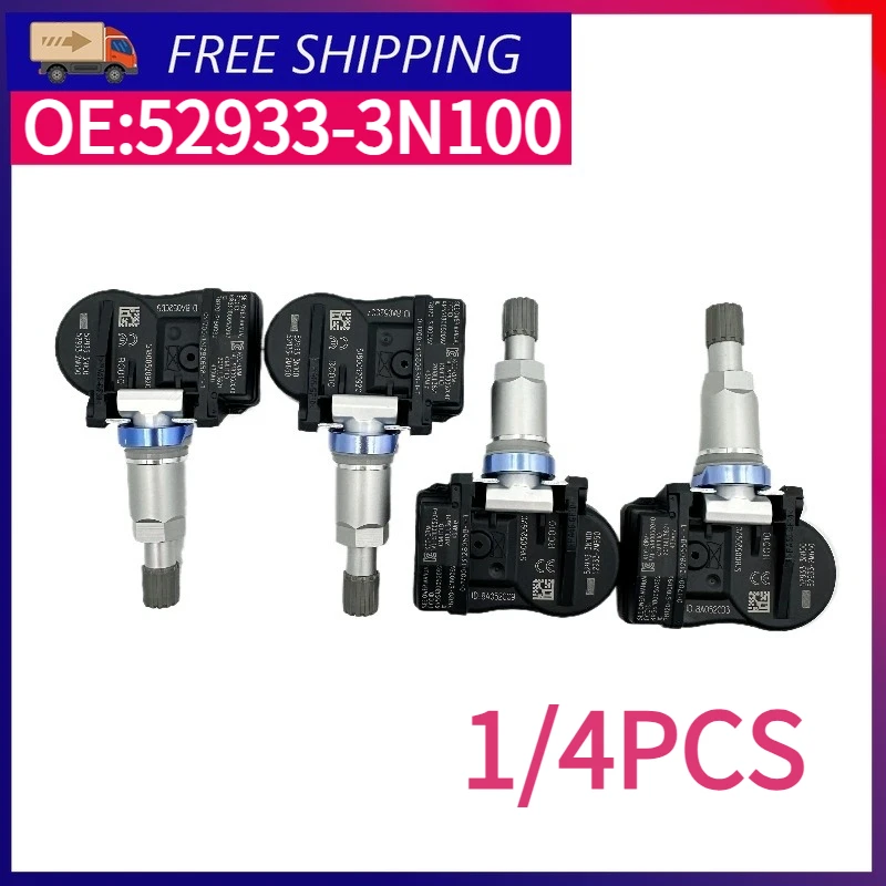 

For Hyundai Accent Genesis I30 Ix55 Santa Fe Iii Solaris Genesis TPMS Tire Pressure Monitoring System 1/4pcs 52933-3N100 433MHz