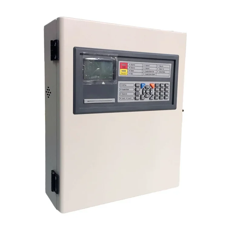 English fire alarm control panel, fire alarm combined smoke alarm system