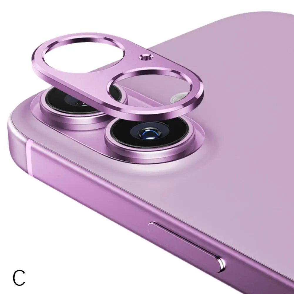 Suitable For 16/16plus Mobile Phone Camera Anti-drop Aluminum Laminated Metal Sticker Q6g6