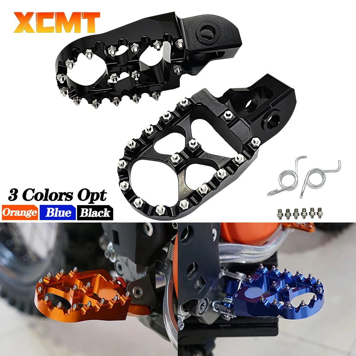 

Motorcycle Foot Pegs FootRest Footpegs Rests Pedals For KTM EXC EXCF XC XCF SX SXF 85 125 150 200 250 300 350 450 530 2017-2023