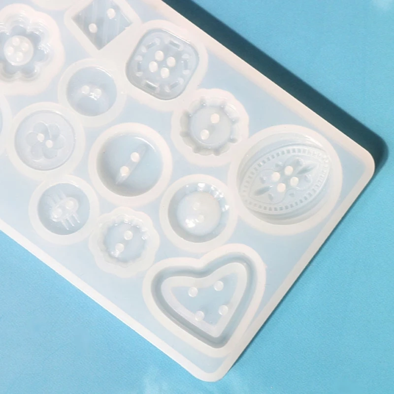 Button Mold Jewelry Casting Molds for for DIY Crafts Resin Casting Clay Dropshipping