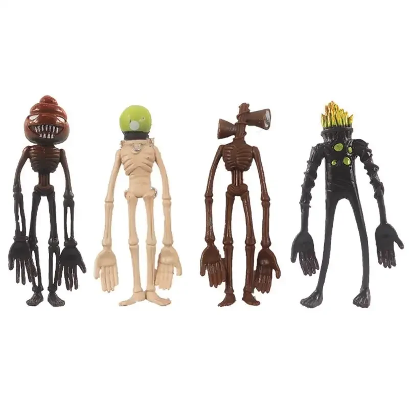 8Pcs/Set Action Figure Horror Model Doll Sculpture Toy Home Decor Urban Legend Foundation Toy Kids Gift Home Accessories Anime