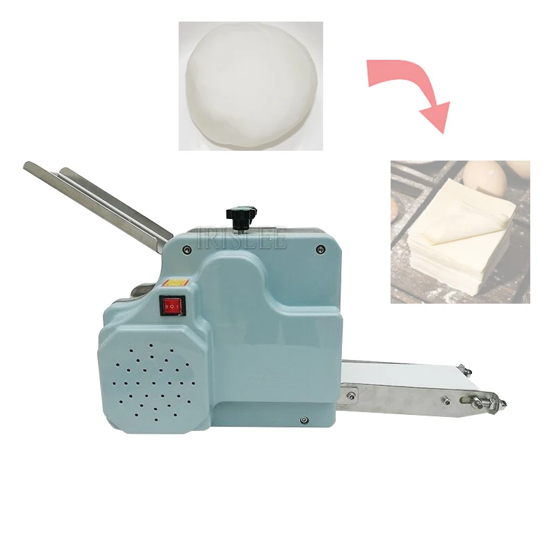 Commercial Electric Dumpling Wrapper Machine  Maker Wonton Skin Slicer Rolling Pressing Round Square 110V 220v