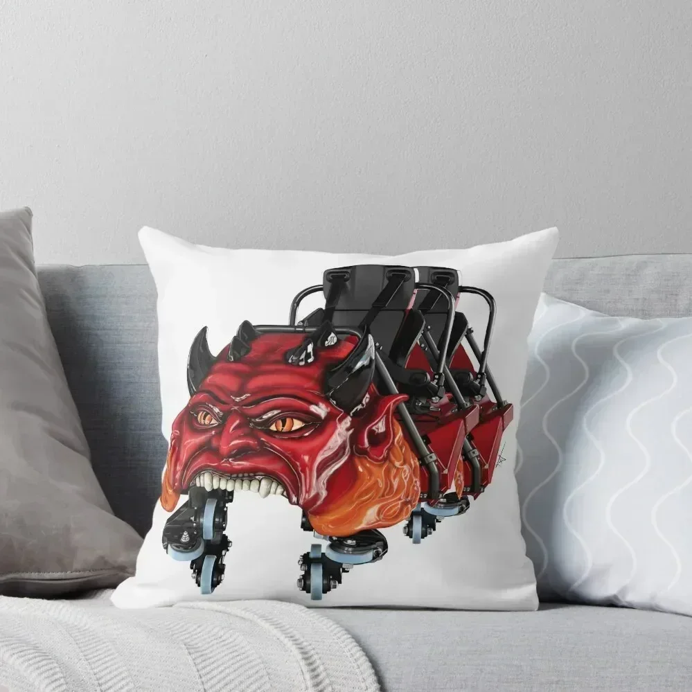 

Jersey Devil Coaster Six Flags Great Adventure Throw Pillow Cushions Cover Luxury Pillow Case pillow
