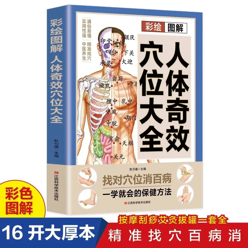 Acupoint Massage & TCM Health Preservation Guide, Complete Traditional Chinese Medicine Therapeutic Healing Book