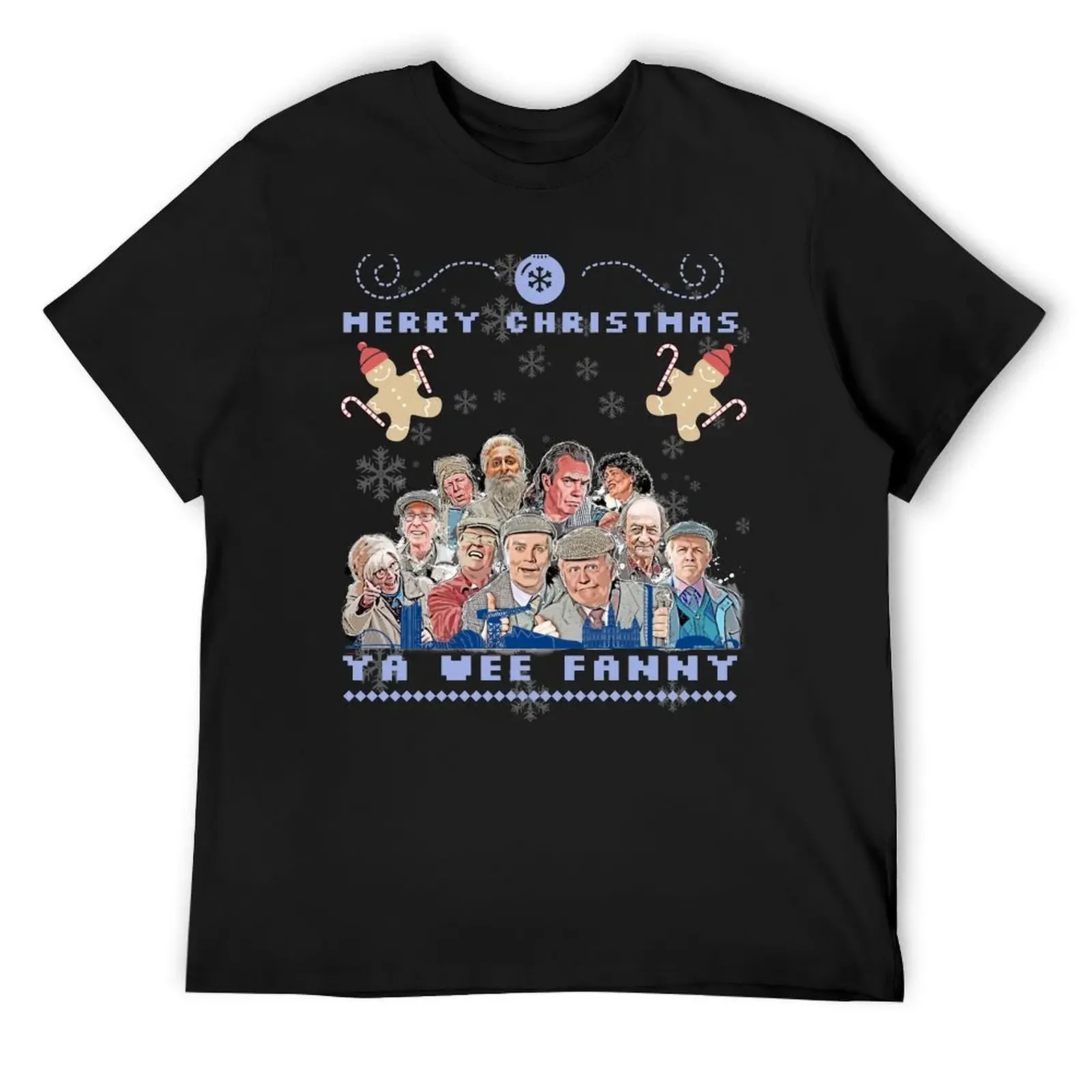 Still Game Merry Christmas Ya Wee Fanny T-Shirt oversizeds korean fashion summer tops workout shirts for men