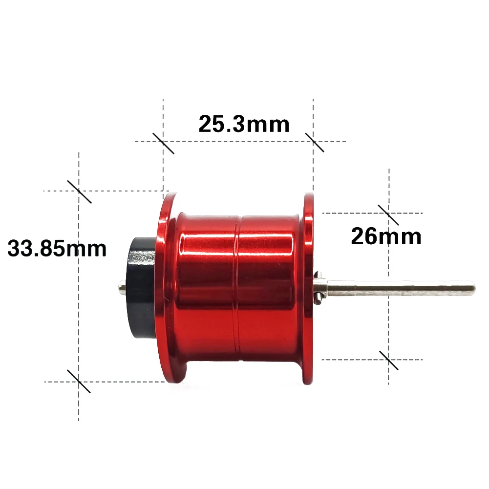 For DAIWA Small Bait Micro-Object Long Throw Spool For DAIWA 24 TATULA SV TW 100 Casting Reel Line Rolling Cup Fishing Tools