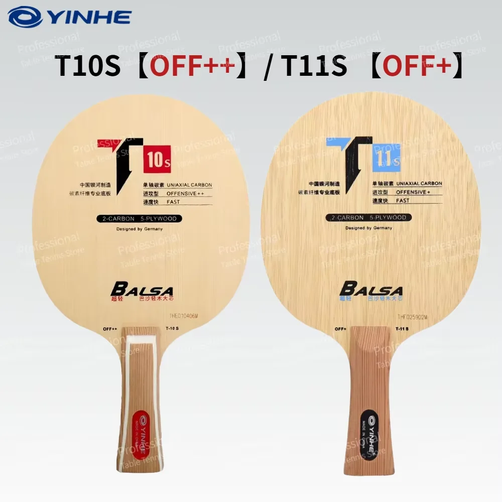 

Original YINHE T11S OFF++ / T10s OFF+ Ultra-Light Blade Balsa & Hinoki & Carbon 5Wood 2Carbon Fast Attack & Loop Professional