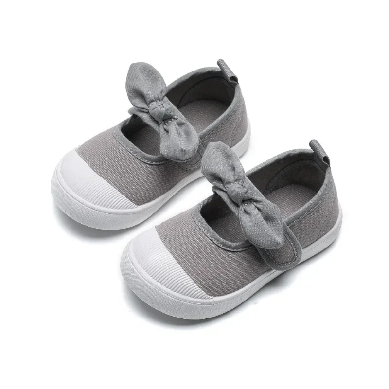 Zapatillas-Chaussures de sport décontractées pour enfants, chaussures de princesse pour filles, chaussures en toile florale pour enfants, bébé,