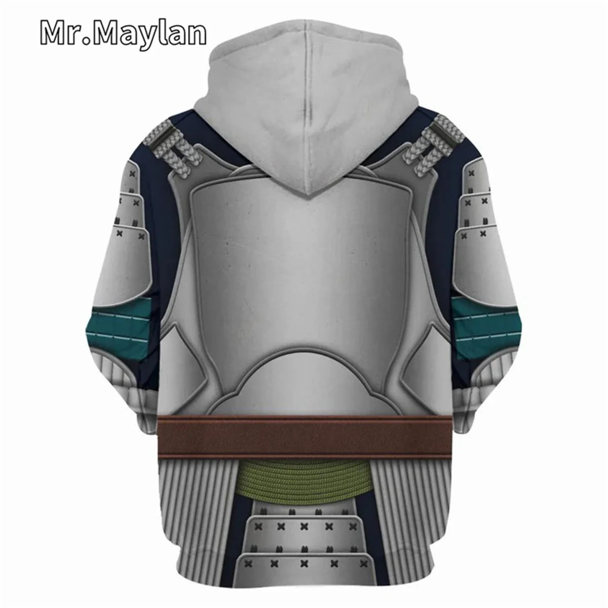 Jango Fet Samurai Uniform Cosplay Costume 3D Print Unisex Hoodie Men Sweatshirt Streetwear Zip Pullover Casual Jacket Tracksuits