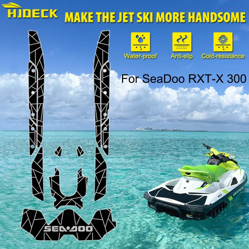 

EVA Foam Boat Flooring Customize Jet Ski Mats For 2021 Seadoo RXT-X 300 Non-Slip Motorboat Traction Mat