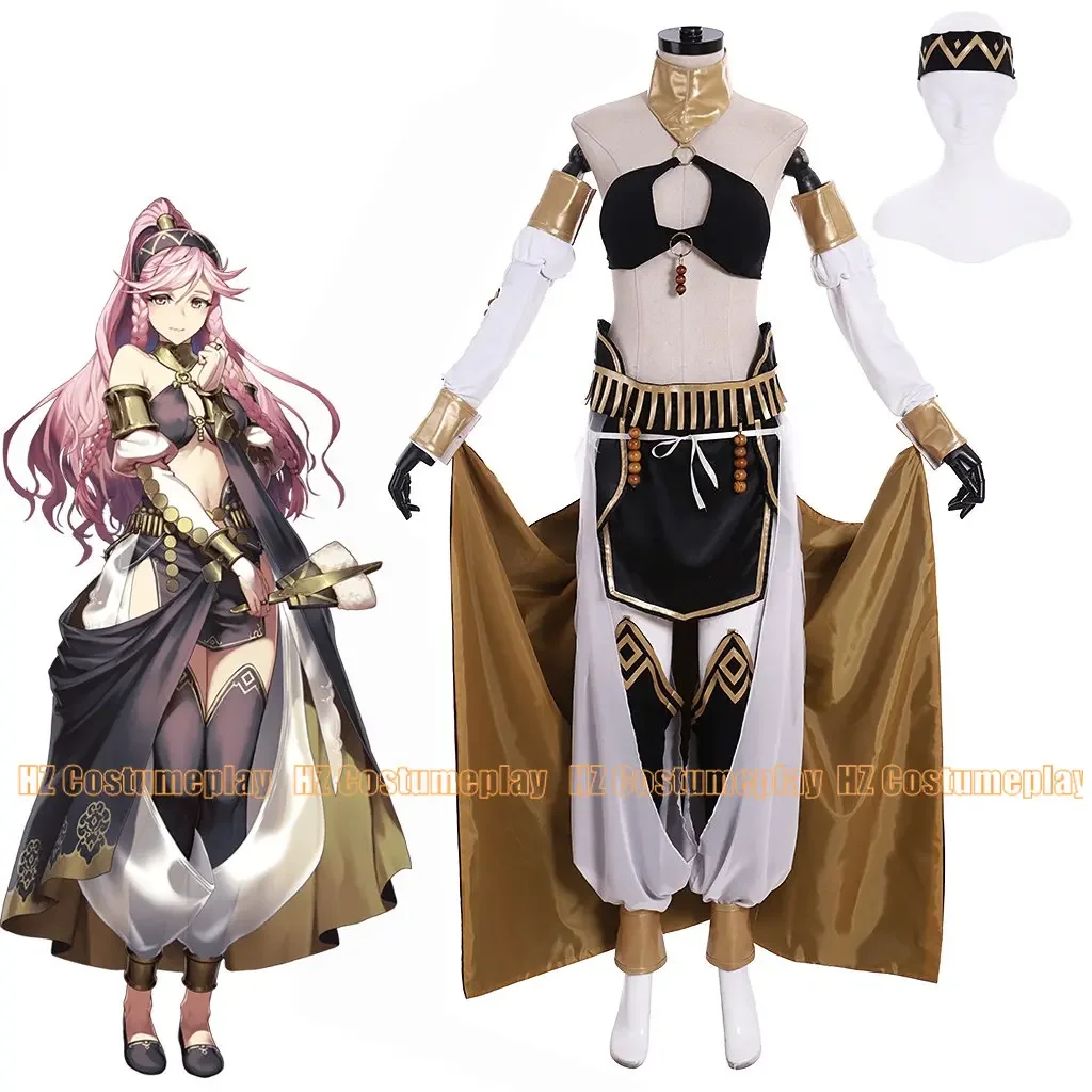 

Game Fire Emblem Heroes Performing Olivia Cosplay Costume Adult Women Fancy Sexy Halloween Cosplay Outfit Suit with Headwear