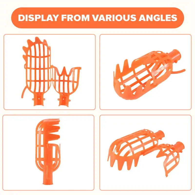 A36T-High Altitude Fruit Picker No Pole 1Piece Plastic Picker Without Pole Fruit Catcher Picking Tool Garden