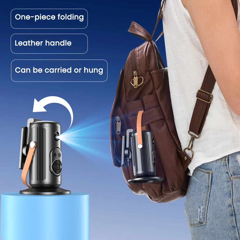 Selfieshow Gimbal 360 Rotation AI Automatic Tracking Shooting Stabilizer Detachable Phone Clip Mini Selfie Stick PhoneHolder