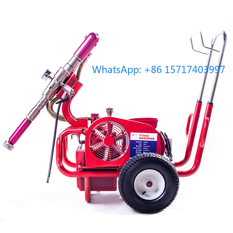 

PT980 putty spraying machine steel structure