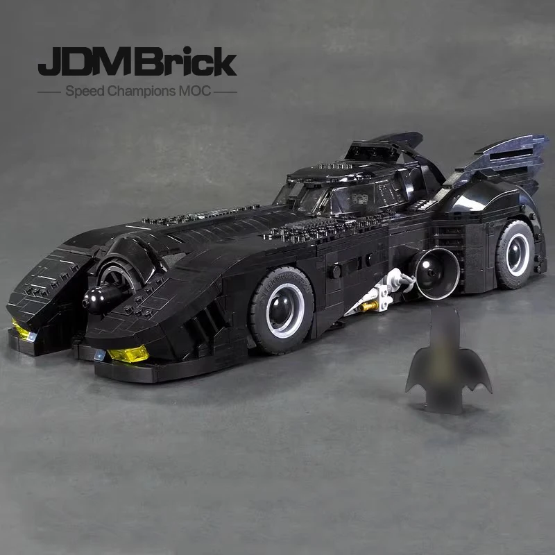 MOC Adult Classic puzzle small particle assembly block racing car 4th generation black 15506 cool sports car set toy gift box