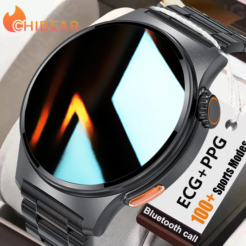 

NFC GPS отслеживание ECG PPG мужчины Smart Watch голоса GPS фитнес-трек наблюдает мужчин женщин Bluetooth звонок Smartwatch для huawei 2024 новый