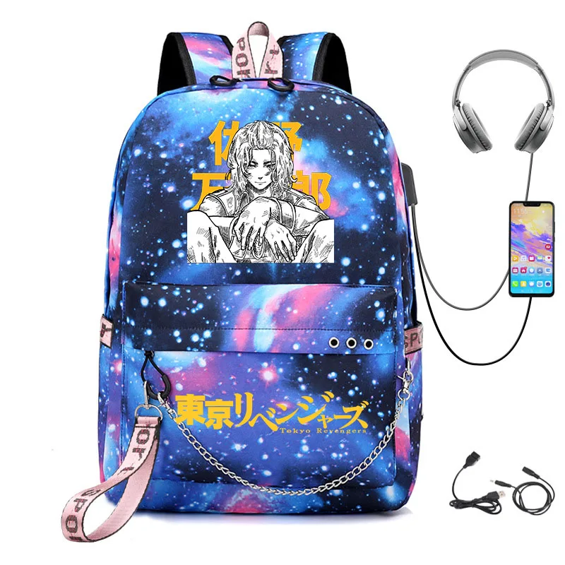 Tokyo Revengers bolsas de ocio para adolescentes, mochilas escolares con estampado de dibujos animados para niños y niñas, bolsas de viaje al aire libre