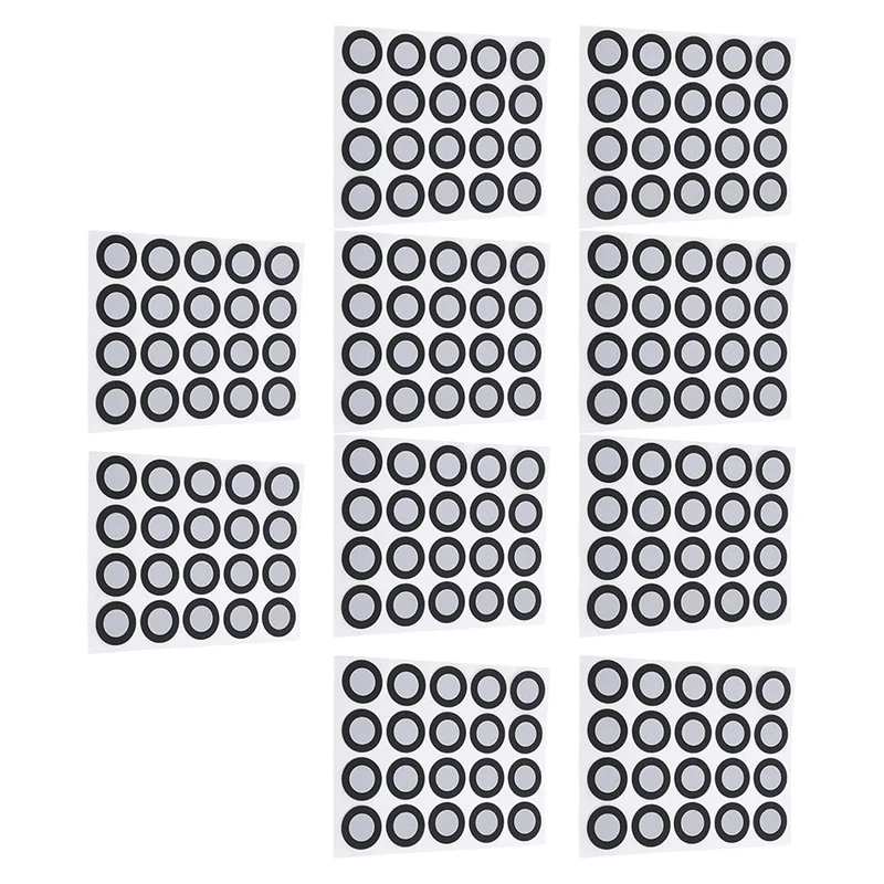 3D Scanning Markers, 200 Pcs 3D Tracking Dots, 12Mm ID 19Mm OD, High Reflective Reference Point Marker