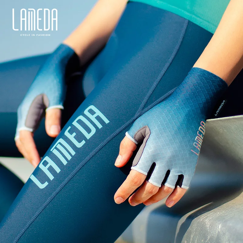 LAMEDA  half-finger cycling gloves for both men and women summer professional road mountain bike damping equipment