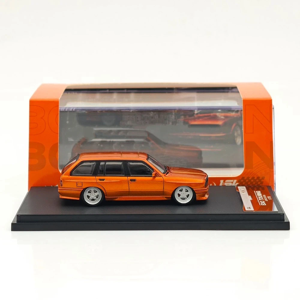 Mortal 1:64 E30 M3 Collectible Alloy Touring Wagon Model, Openable Hood, Widebody and Lowered Style