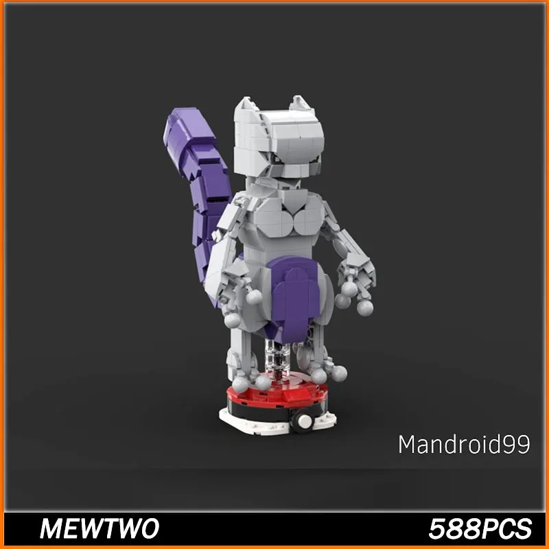 

Серия аниме-фигурок, строительные блоки, фиолетовый кролик, мультяшная фигурка, сборные блоки, развивающие игрушки для режима, подарки, 588 шт.