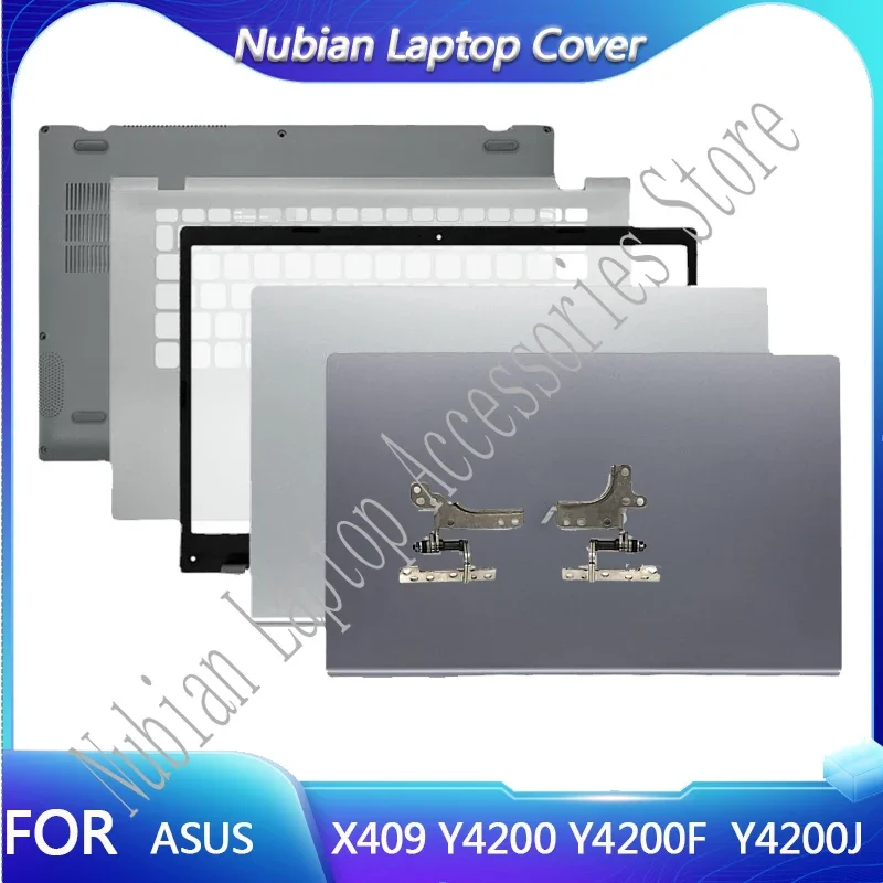 Nieuw Voor ASUS X409 Y4200 Y4200F 14In Laptop LCD Back Cover/Bezel/Palmsteun Cover/Bottom case Cover Zilver/Grijs ASUS X409 Y4200