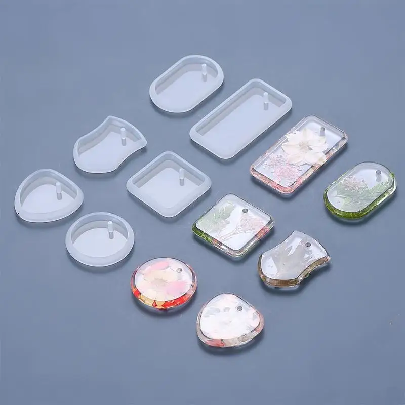 103C Vòng cổ thủ công Keychain Nhựa đúc Mold DIY Crafts Trang sức làm khuôn
