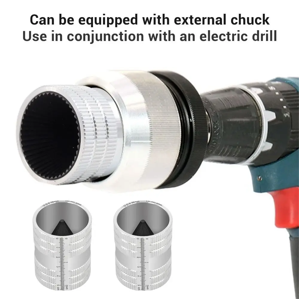 Chamfer Heads Deburring Machine Multi-Functional Precision Scale Chamfer Tool Convenient Durable Pipe Deburring Tool Plumbing