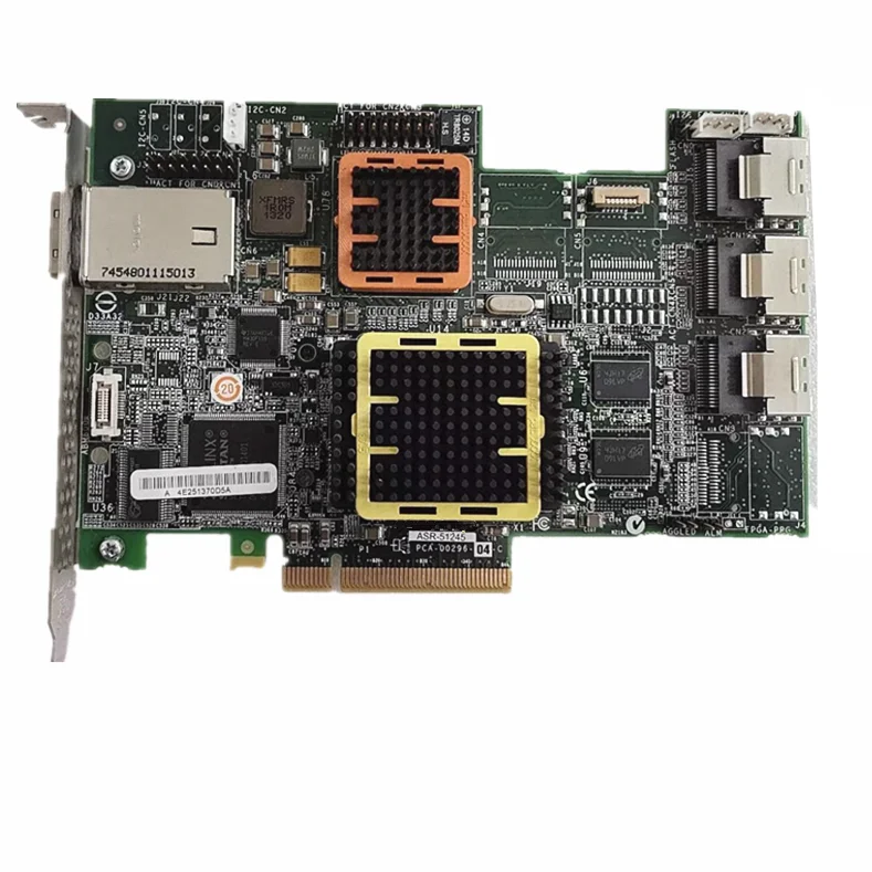 

FOR Adaptec ASR-51245 300Mbps 512Mb PCI-Express x8 SAS/SATA Raid Controller Card