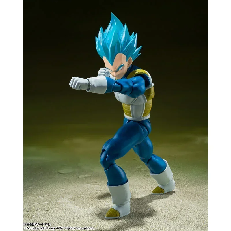 In Voorraad Bandai Dragon Ball Super S.H.Figuarts Super Saiyan God Super Saiyan Vegeta Saiyan Geen Hokori Figurals Brinquedos Speelgoed