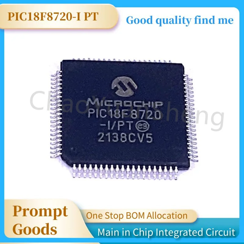 PIC18F8720-I/PT PIC18F8720 Original Genuine Chip Packing QFP80