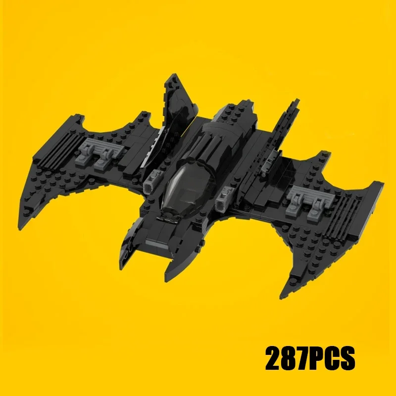 Moc Gebäude Ziegel Berühmte Bat Filme Modell Super Batfighter Technologie Modulare Blöcke Geschenke Spielzeug Für Kinder DIY Sets Montage