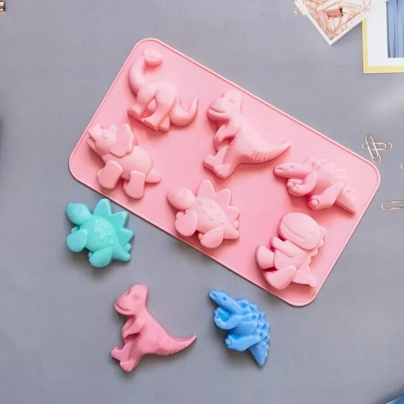 

DIY Dinosaur Creative Silicone Mould 3D Stereoscopic Easter 3D Dinosaurs Shape Silicone Cake Chocolate DIY Handmade Baking