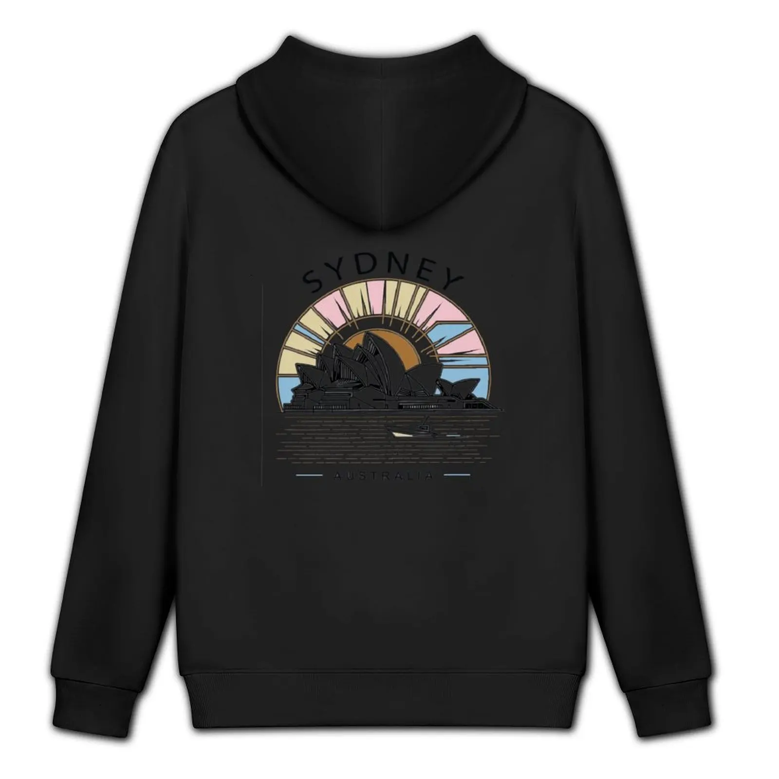 Sydney Opera House Vintage Design – Australia Souvenir Retro Vintage Look Hoodie mens clothing graphic hoodies