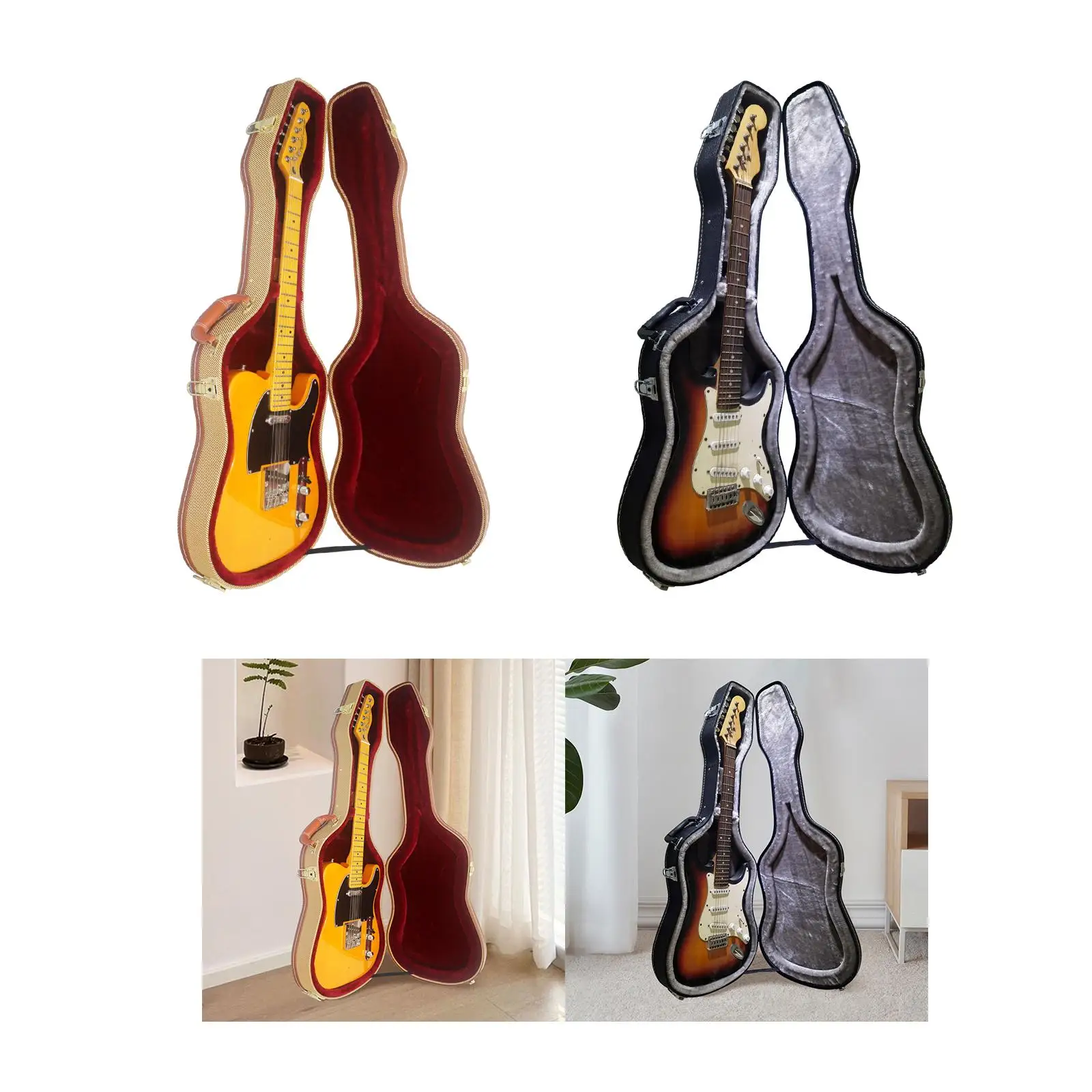 Guitar Bag PU Leather Carrying Bag for Picks Spare Strings Accessories