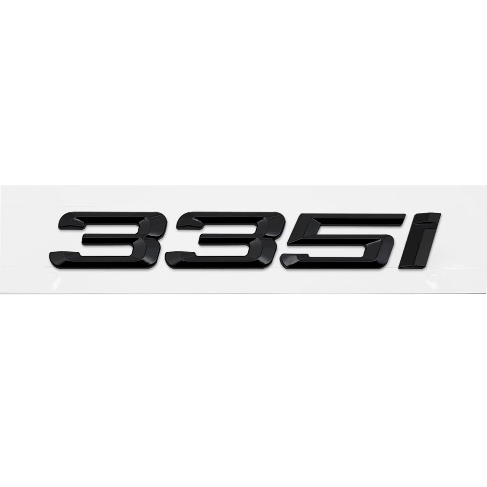 For BMW G20 G21 G28 F30 F31 F34 F35 E90 E91 E92 E93 E46 DIY Sticker Rear Trunk Badge Plastic Decal 3 Series 328i 330i 335i 340i