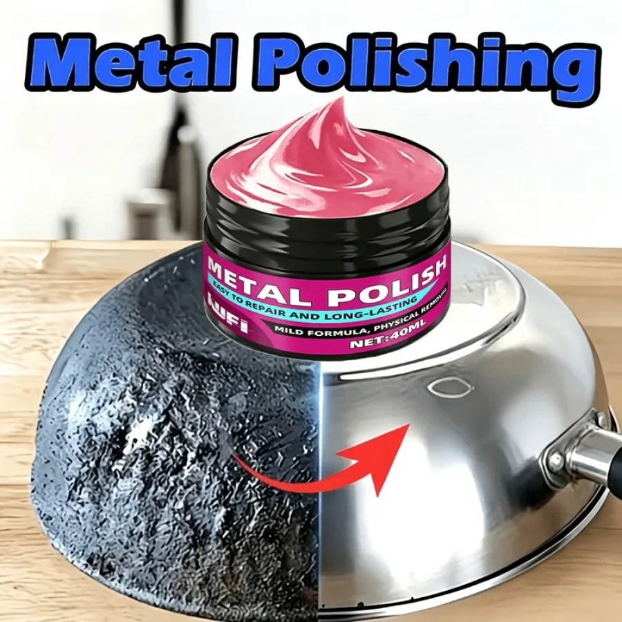 Multi-Purpose Metal Repair Paste, Repair Agent & Mending Compound for Kitchen & Bathroom Surfaces, Remove Rust Stains