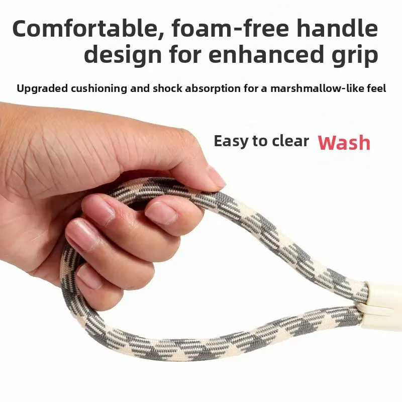 Black and White Round P Chain Dog Leash Durable Nylon Polyester Adjustable Anti Slip for Small Medium Large Dogs Pet Supplies