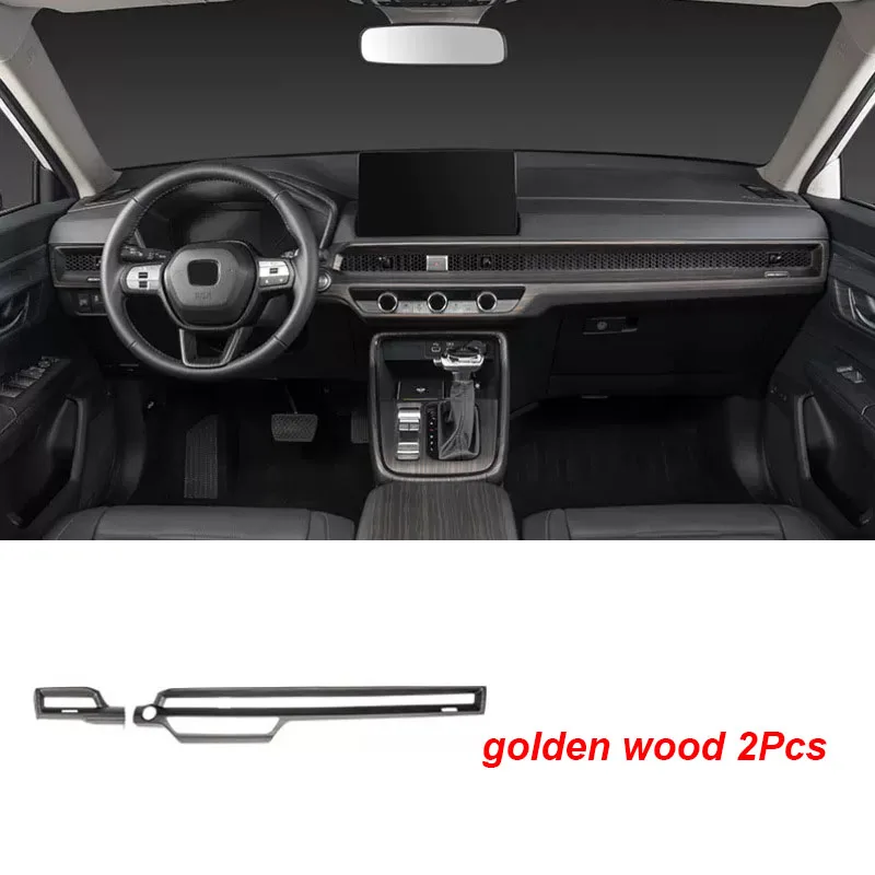 Fit for Honda CRV 6th CR-V 2023 2024 2025 ABS Car Interior Dashboard Trim Central Control Air Vent Strip Sticker - Image 5