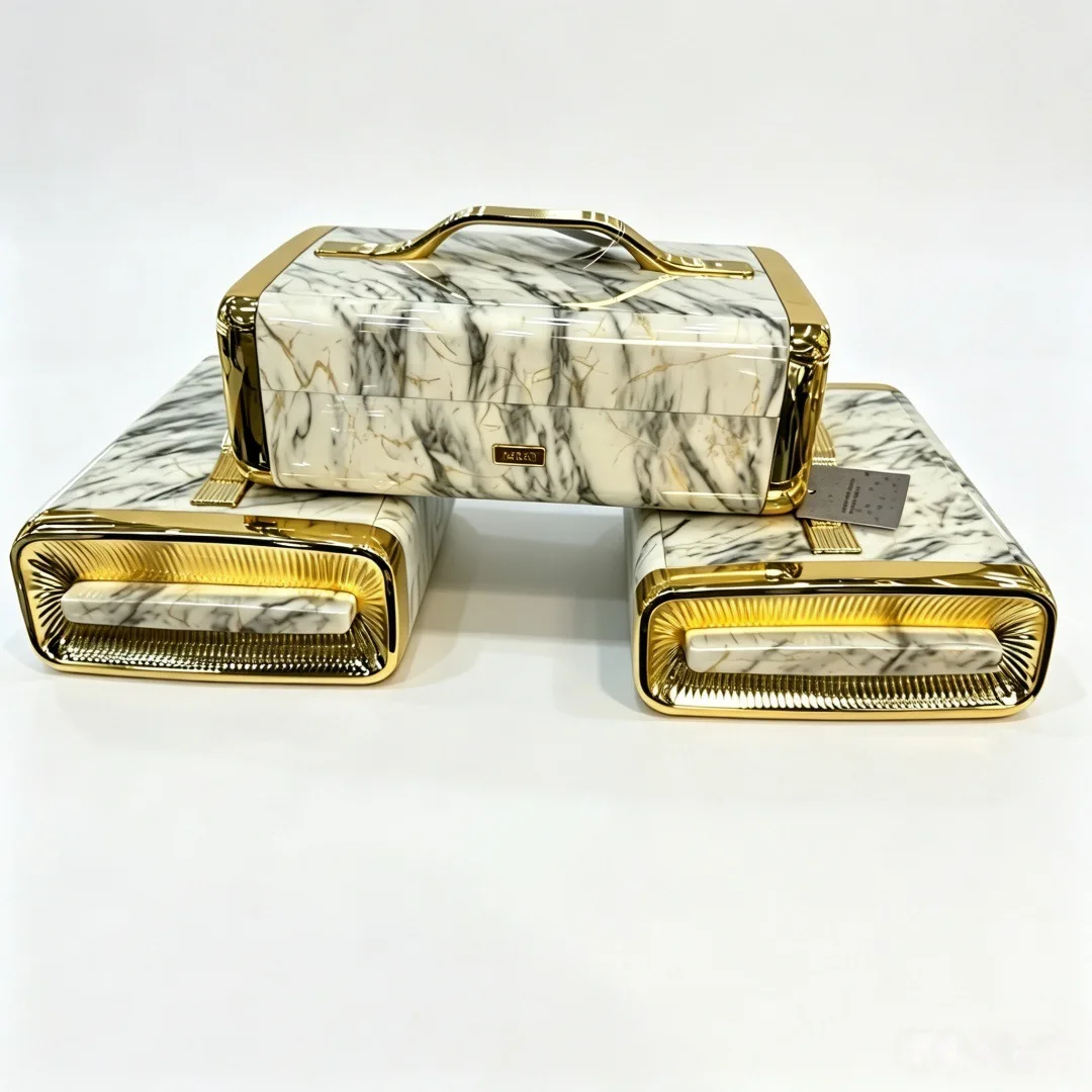 Retro light luxury food warmer large capacity thermal insulation lunch box fresh-keeping box high value thermal insulation box